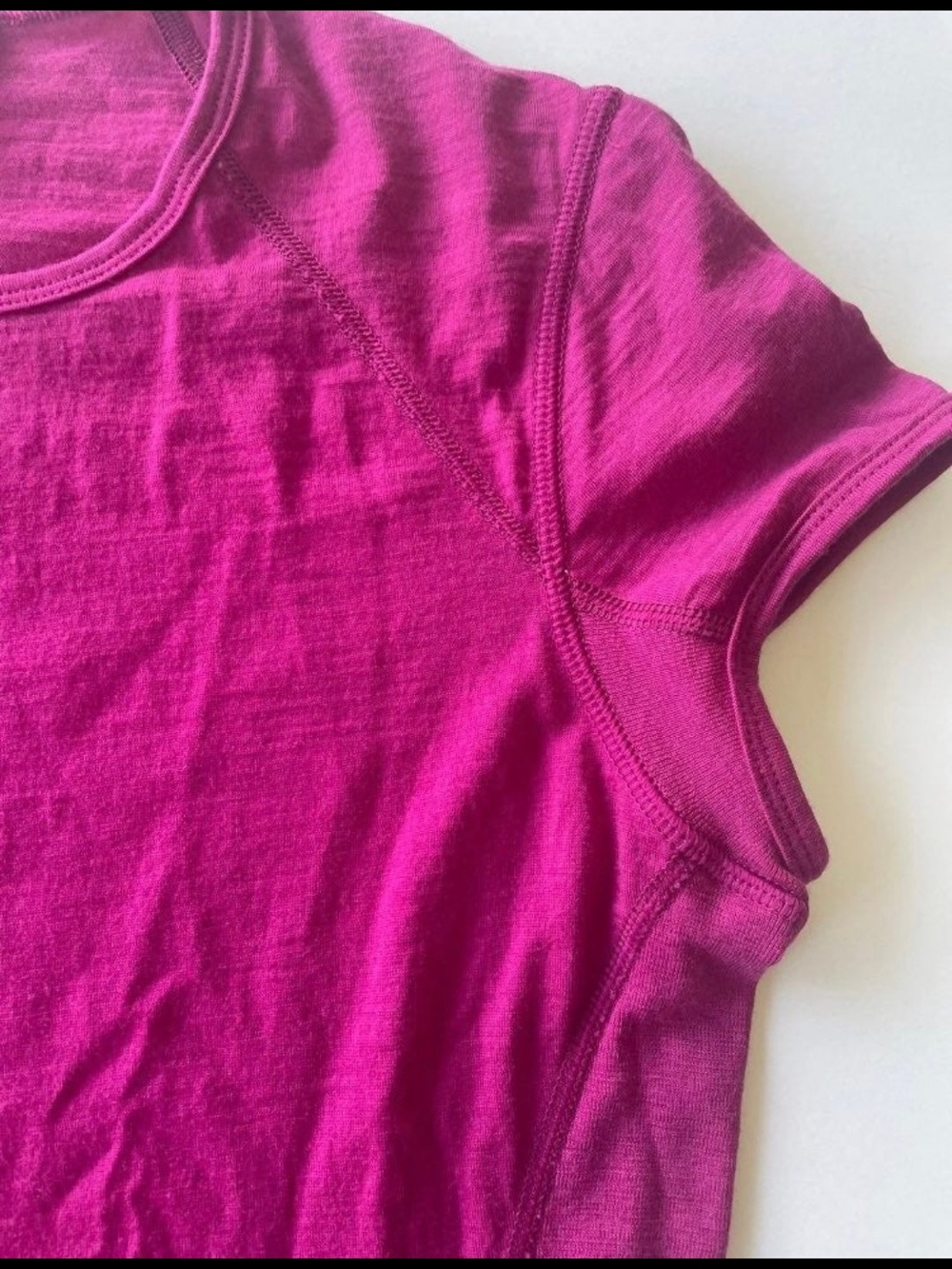 Smartwool Women's Short Sleeve Crew - Fuchsia - Picture 6 of 9